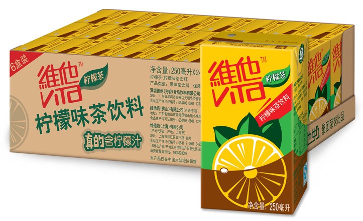 维他 柠檬茶 (24盒装) 24x250ml
